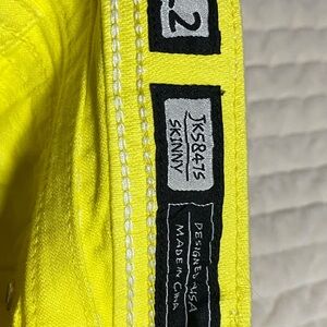 Bright Yellow Skinny Jeans